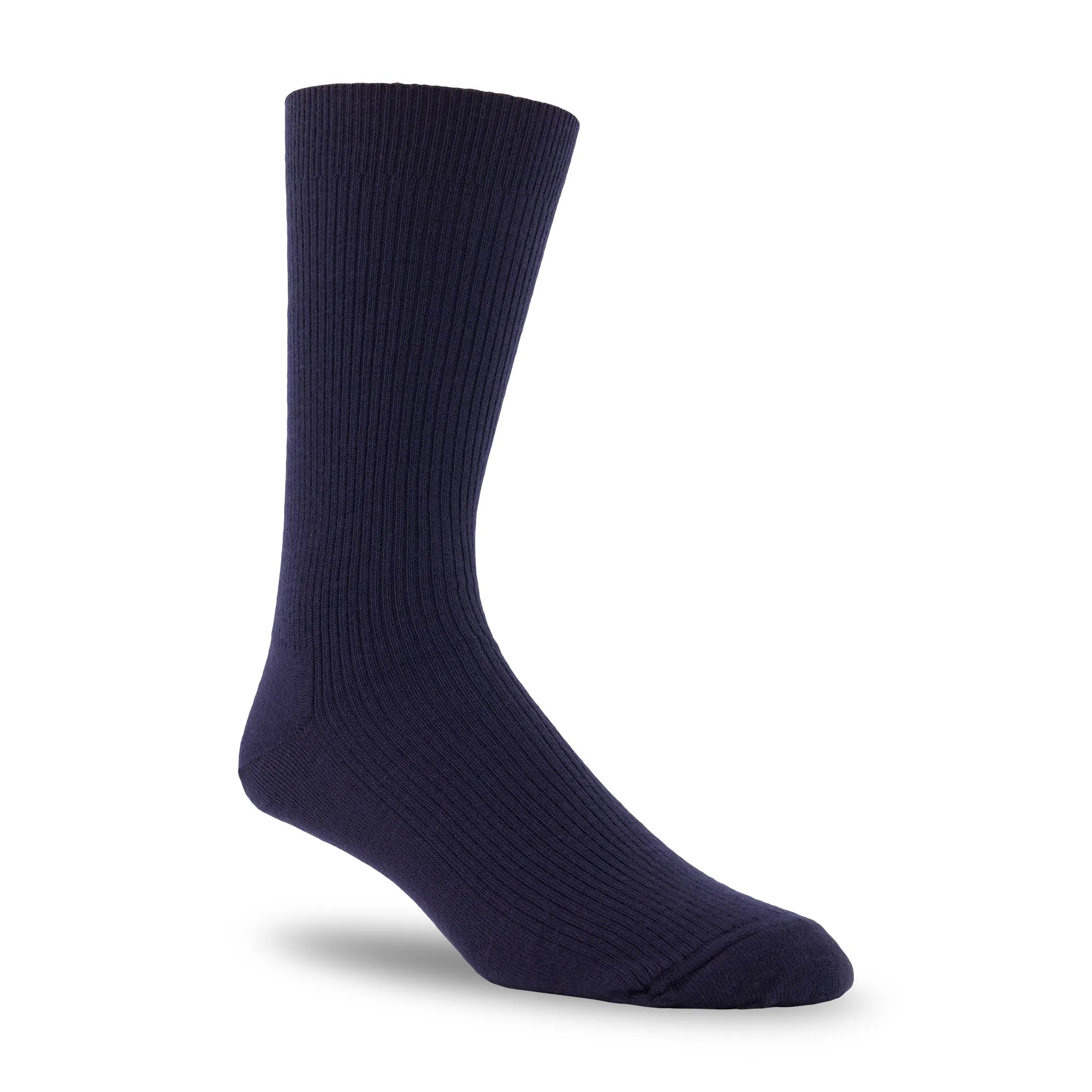 3 PAIR - J.B. Field's Men's Ribbed Bamboo Crew Dress Socks (CLEARANCE)