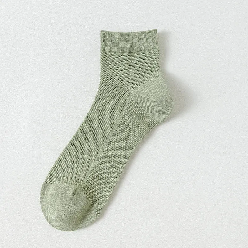 5-Pair Women's Cotton & Bamboo Fiber Socks