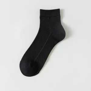 5-Pair Women's Cotton & Bamboo Fiber Socks