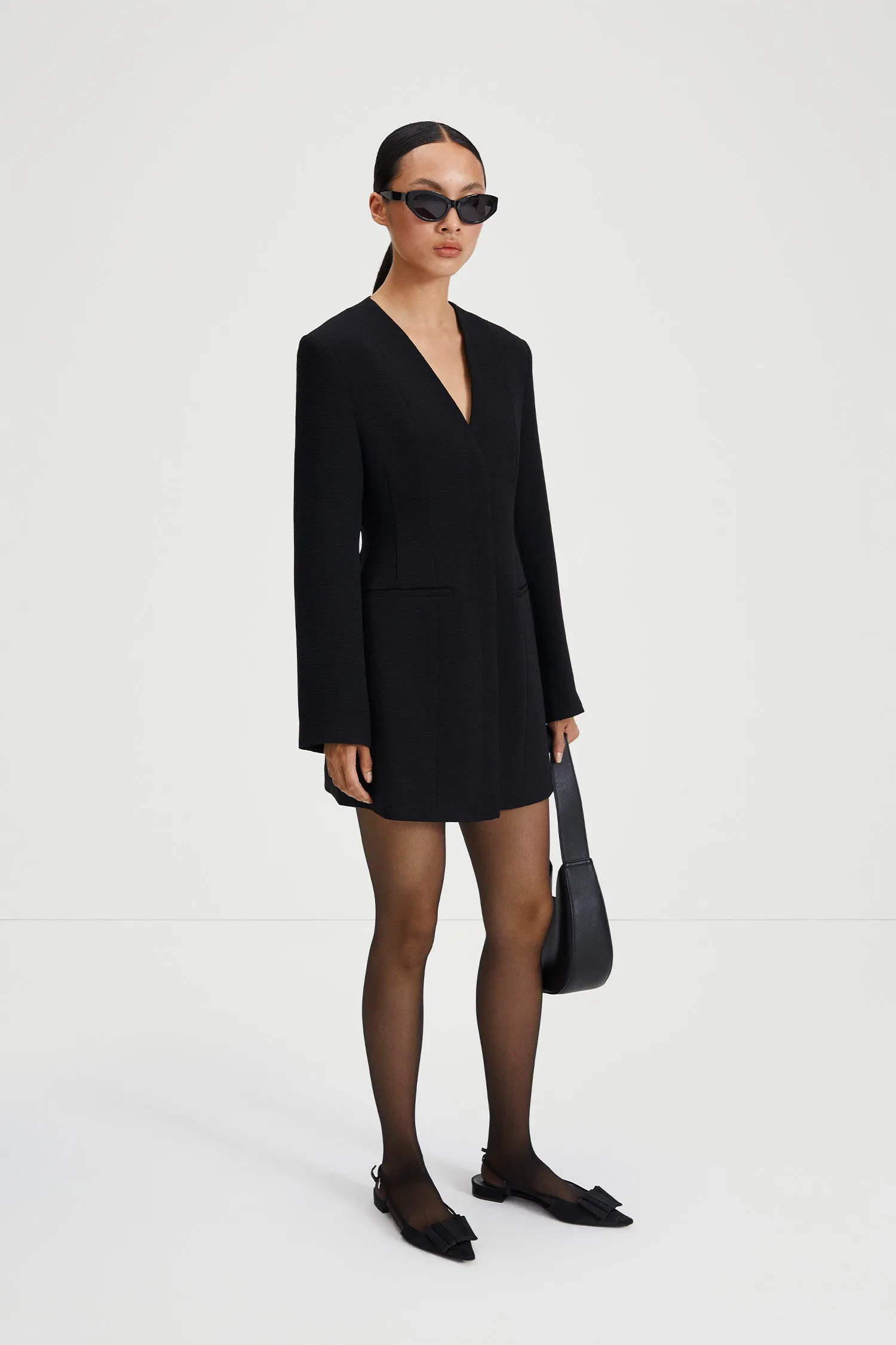 BOVALINO DRESS - BLACK
