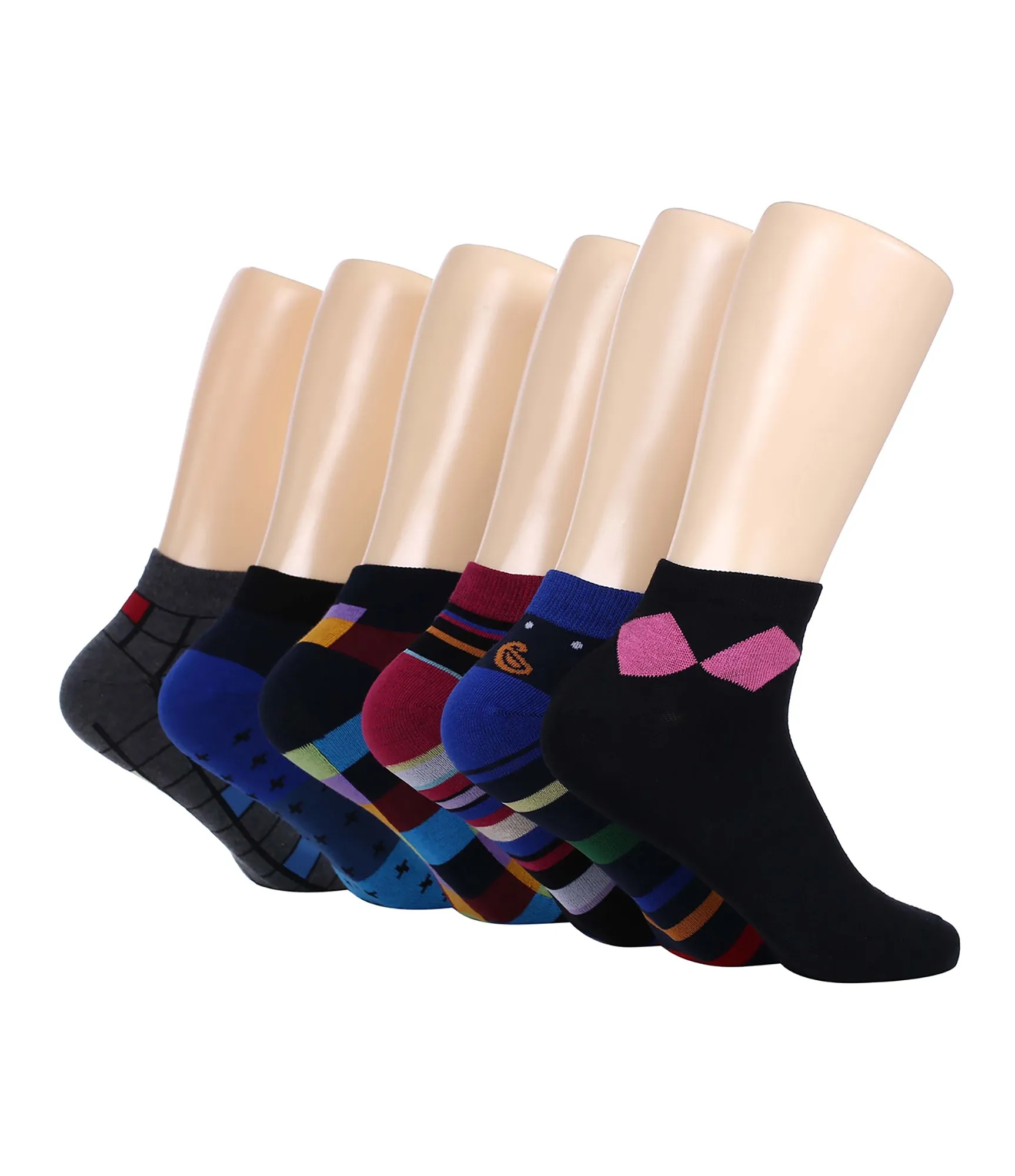 Breezy Crew Dress Ankle Socks 6 Pack