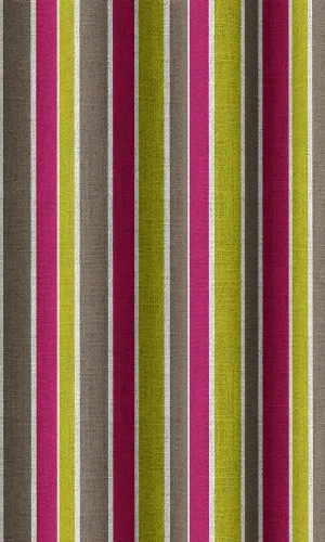 'Bridal Party' Custom Striped Print Window Shades (Pink/ Green)