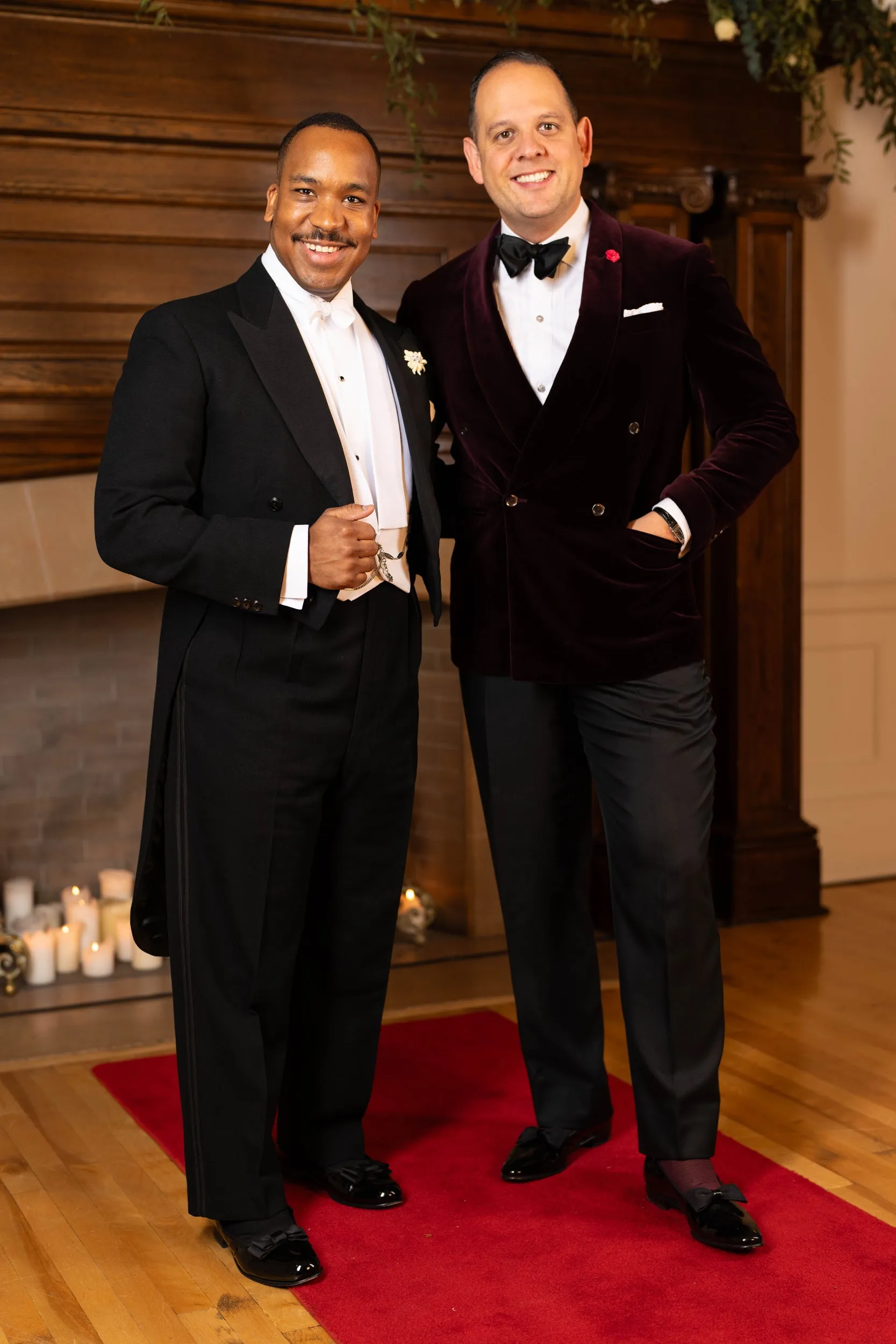 Burgundy Silk Formal Socks