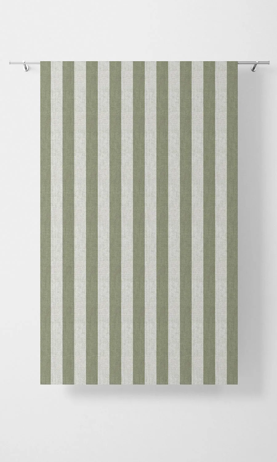 'Buseno' Modern Striped Custom Shades (Green/ White)