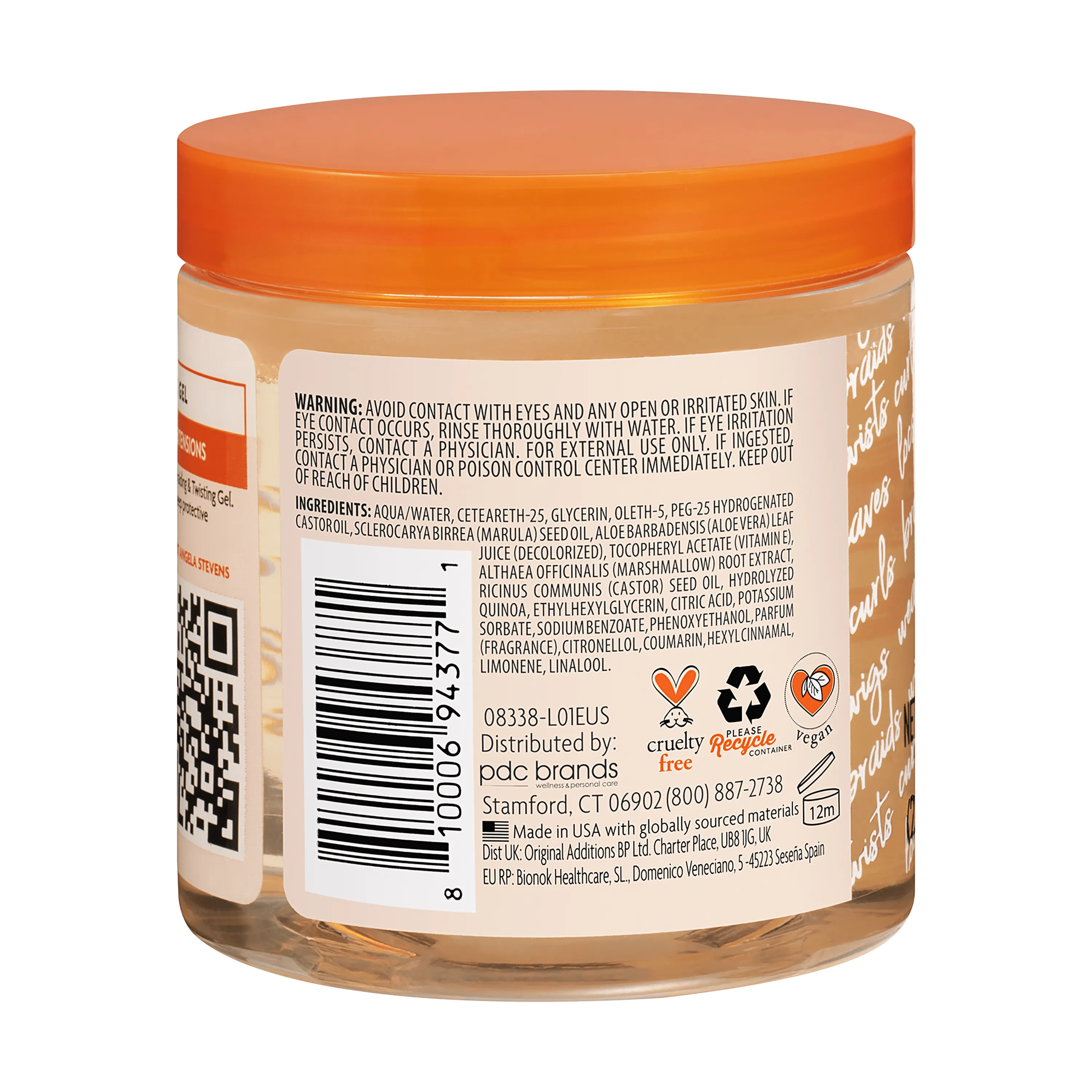 Cantu Protective Styles Braiding & Twisting Gel 237g