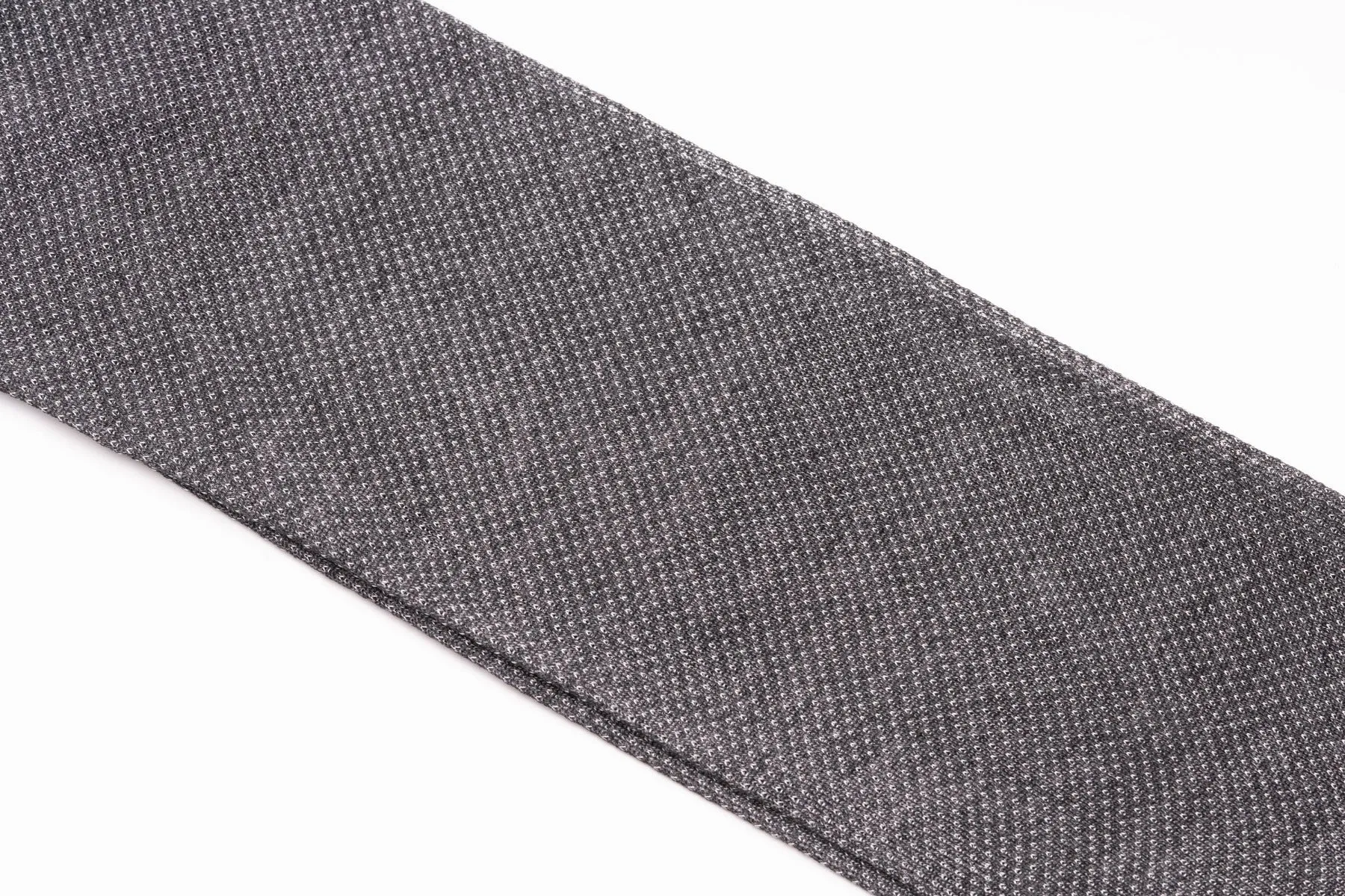 Charcoal Gray & White Two-Tone Solid Socks