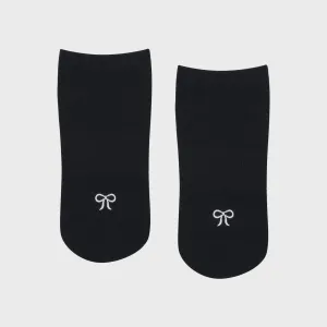Classic Low Rise Grip Socks - Whimsy Bow Dark Navy