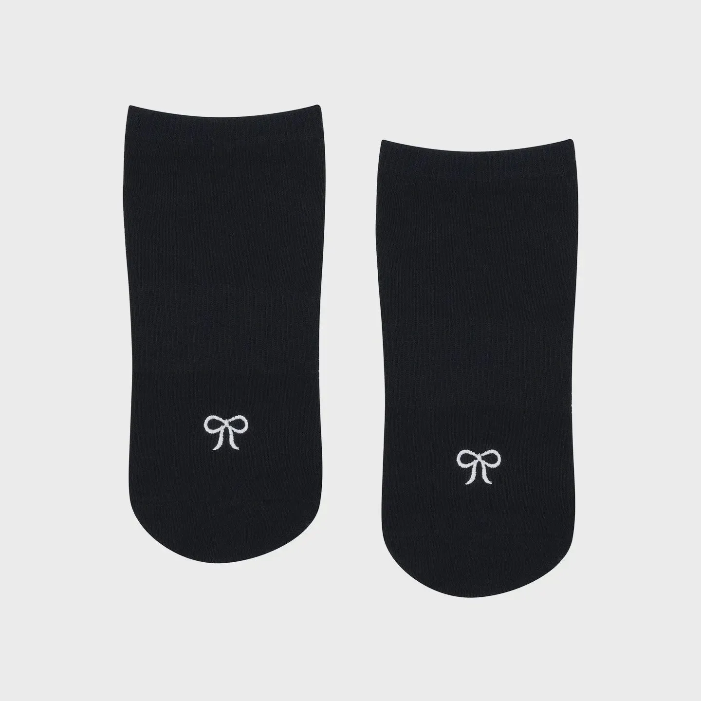 Classic Low Rise Grip Socks - Whimsy Bow Dark Navy