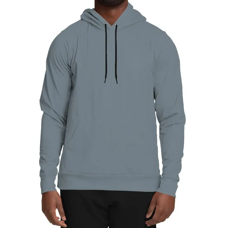 Cool Gray Hoodie | Unisex | with PLUS sizes | Medium Dark Pale Cyan Gray | C10M0Y0K60