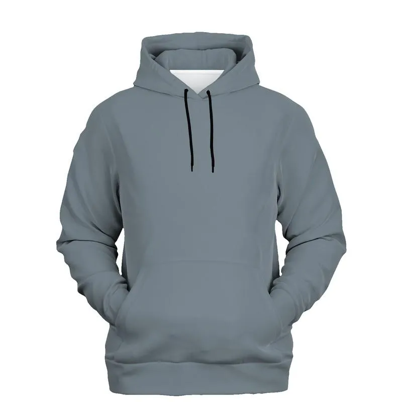 Cool Gray Hoodie | Unisex | with PLUS sizes | Medium Dark Pale Cyan Gray | C10M0Y0K60