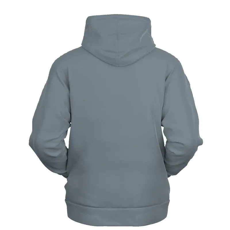 Cool Gray Hoodie | Unisex | with PLUS sizes | Medium Dark Pale Cyan Gray | C10M0Y0K60