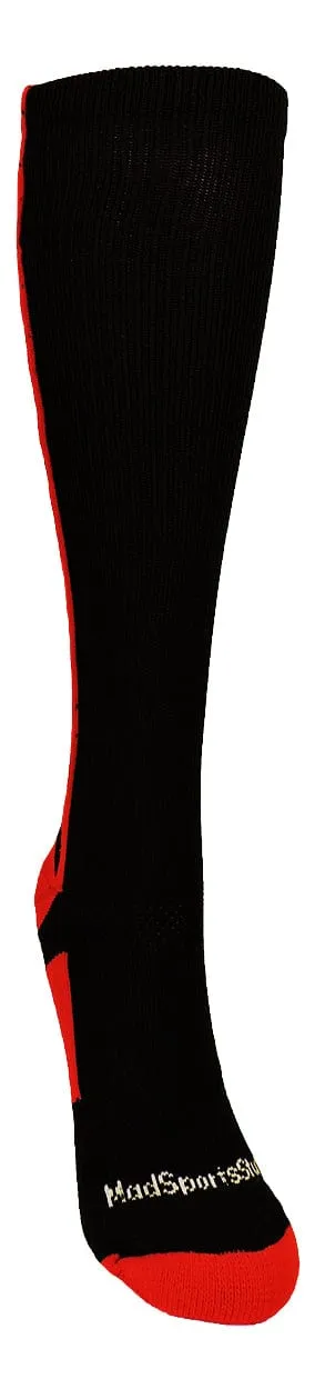 Crazy Socks with Ladybugs Over the Calf