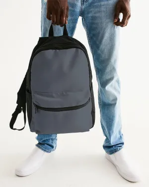 Dark Cyan Gray Canvas Backpack | Dark Pale Cyan Gray | C10M0Y0K80