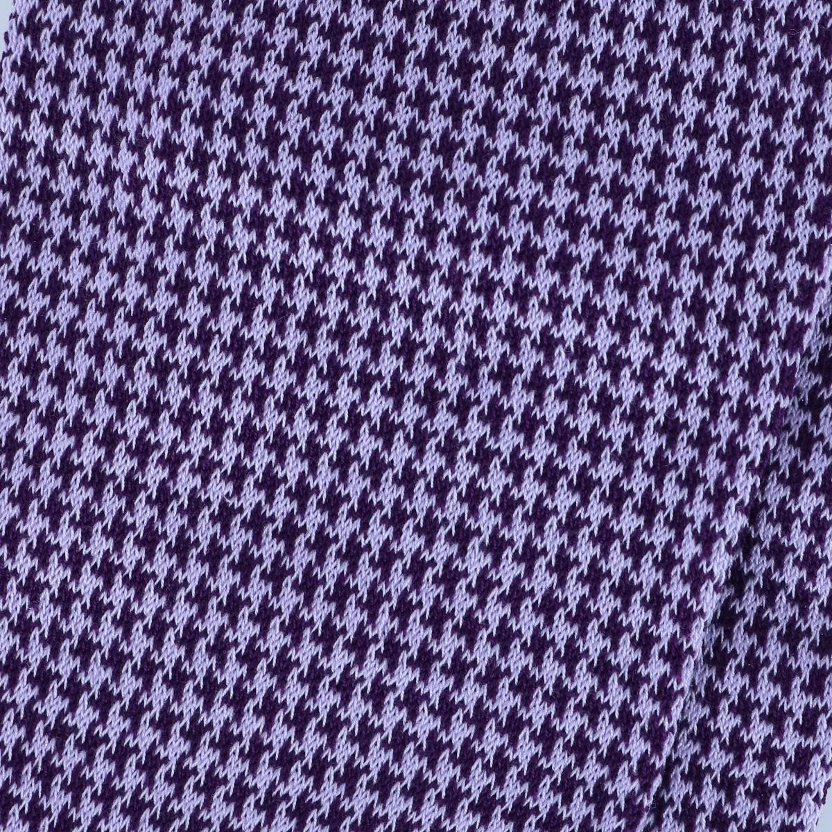 Doyle Houndstooth Design Mercerized Cotton Mid-Calf Socks