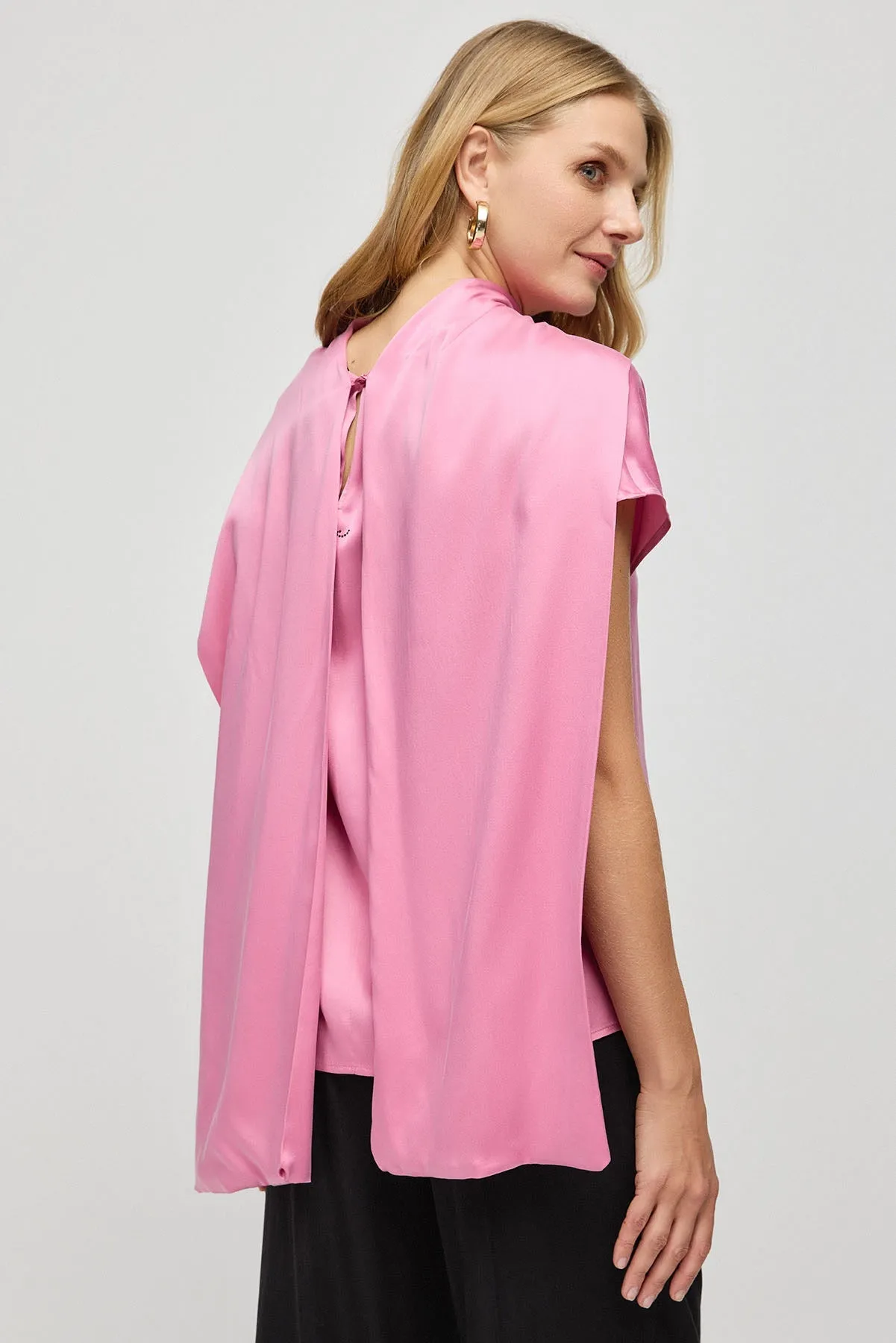 Dusty Rose Pure Silk Cecilia Women's Blouse