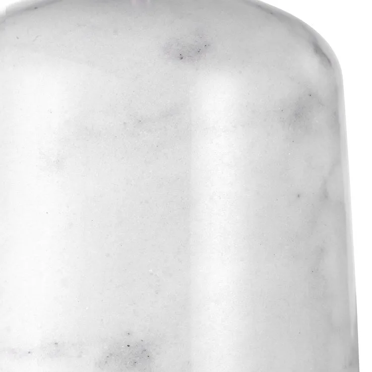 Eloise White Marble Table Lamp by Matthew Williams