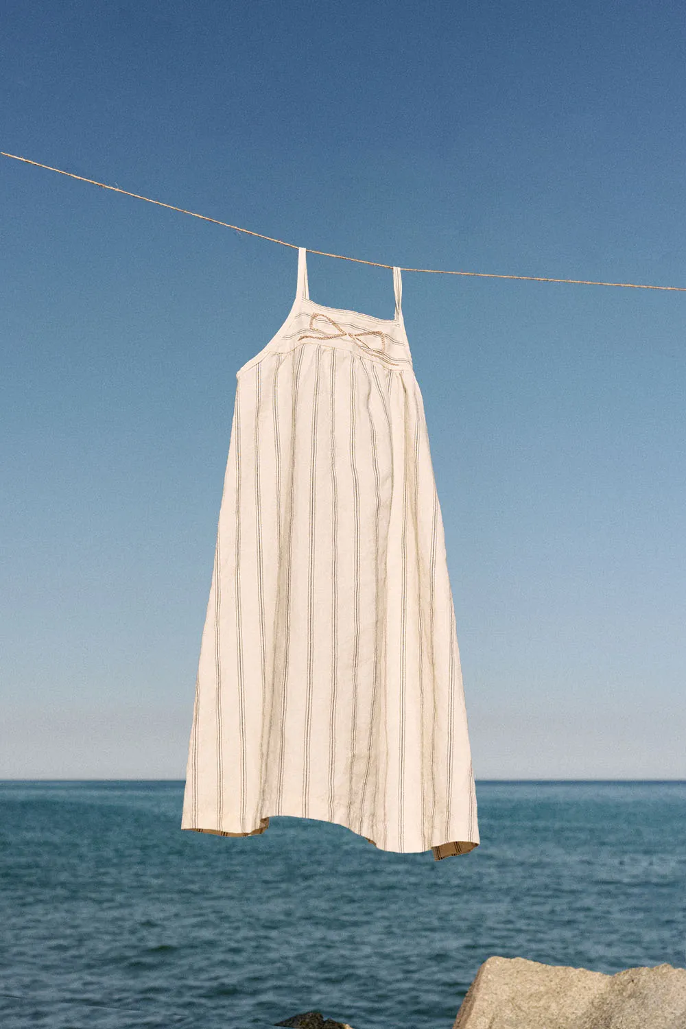 Embroidered Bow Dress Limited Edition