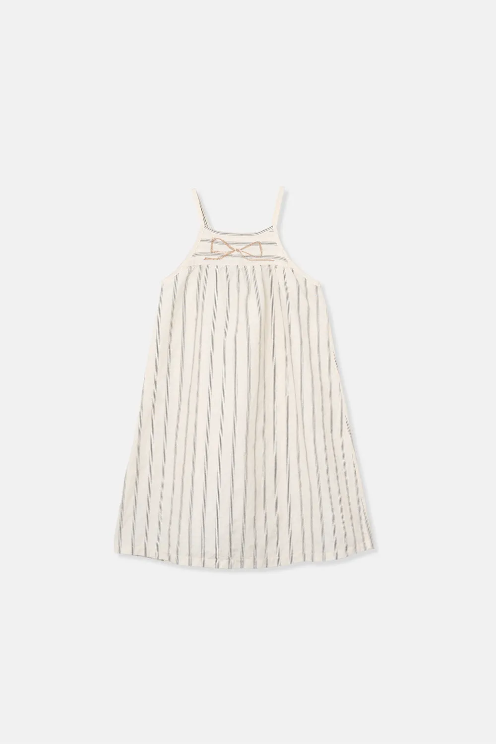 Embroidered Bow Dress Limited Edition