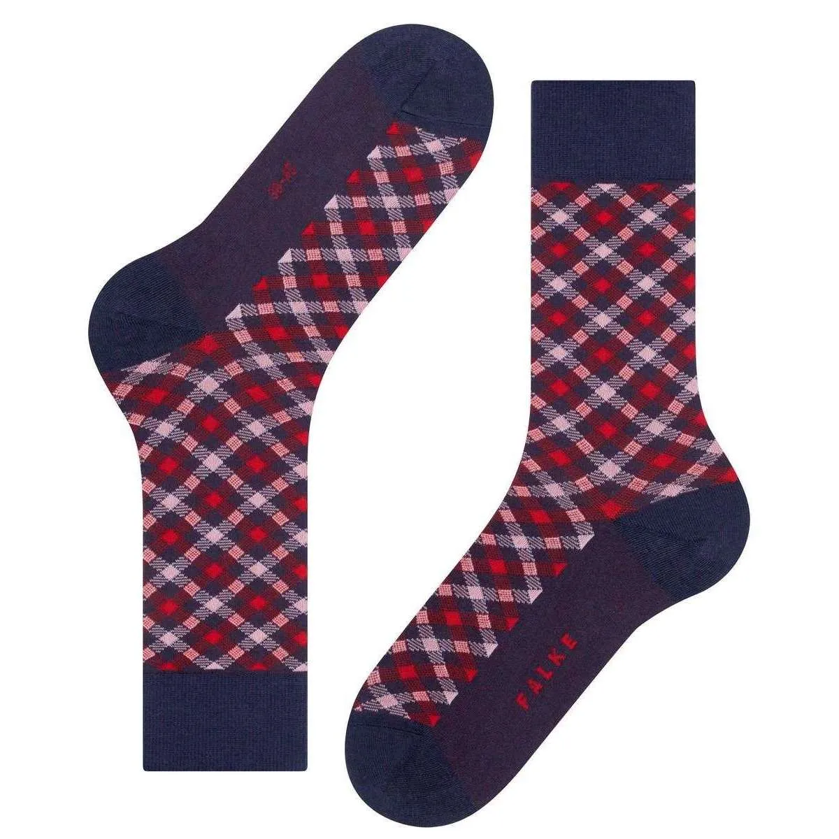 Falke Blue Smart Check Socks