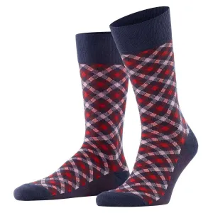 Falke Blue Smart Check Socks