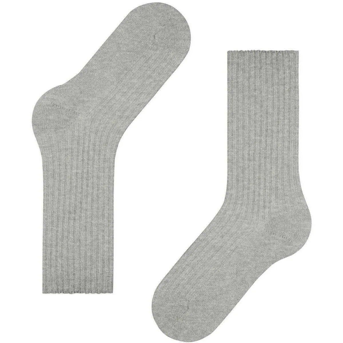 Falke Cosy Wool Boot Socks - Light Heather Grey