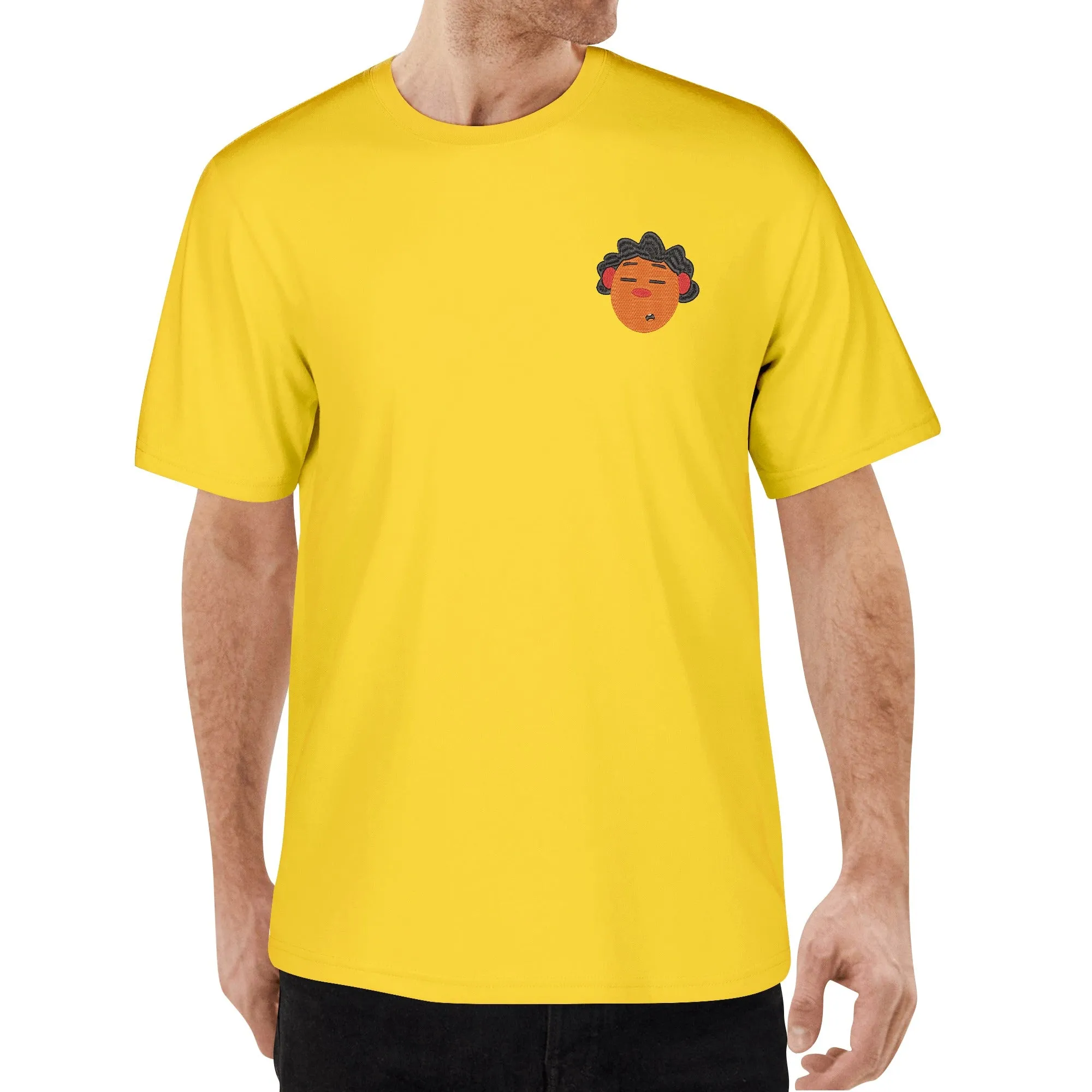 FIGARO Embroidered Mens Cotton T shirt