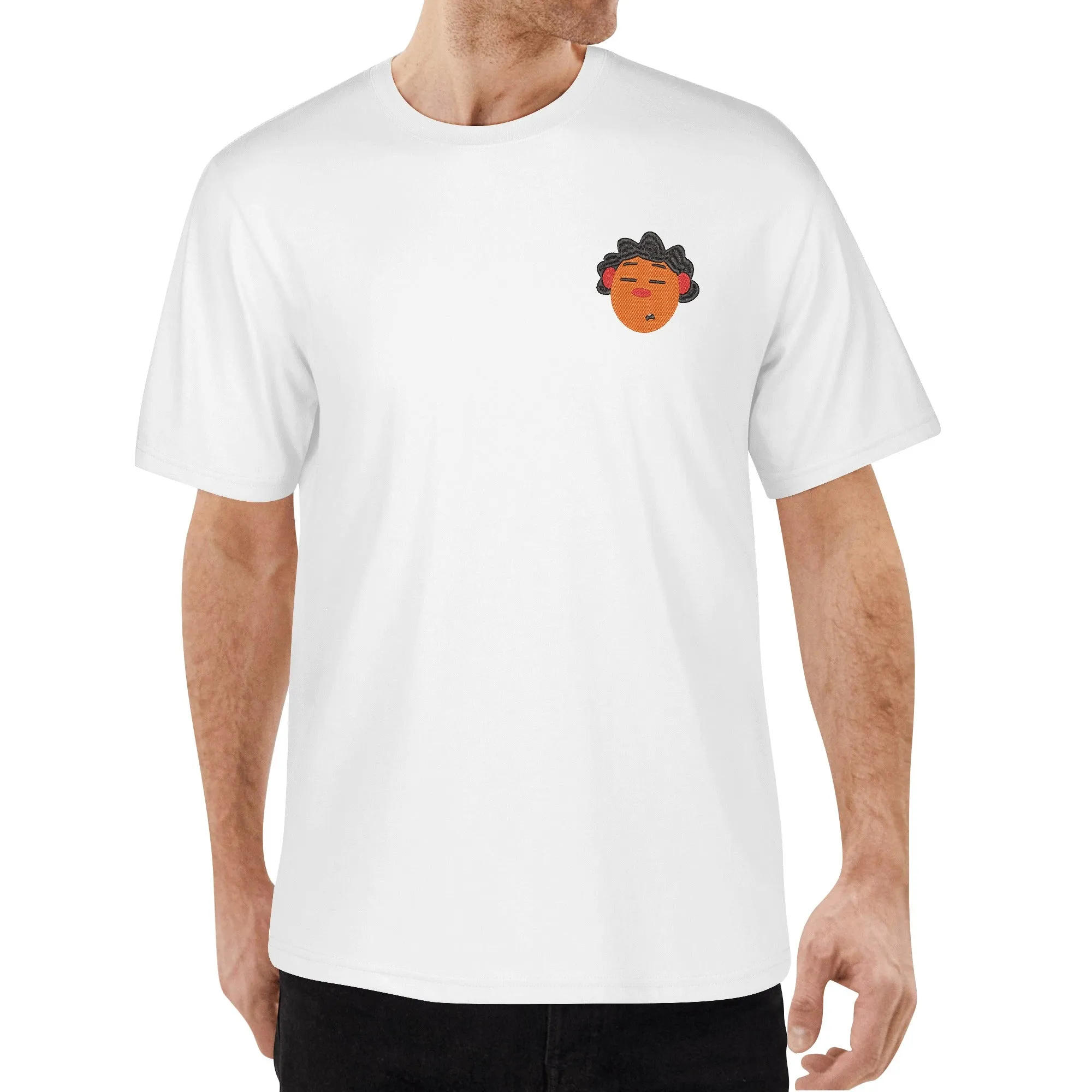 FIGARO Embroidered Mens Cotton T shirt