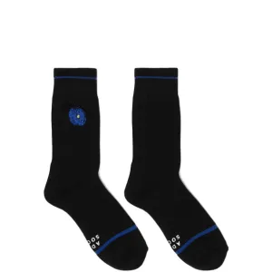 FLOWER EMBROIDERED DETAIL SOCKS