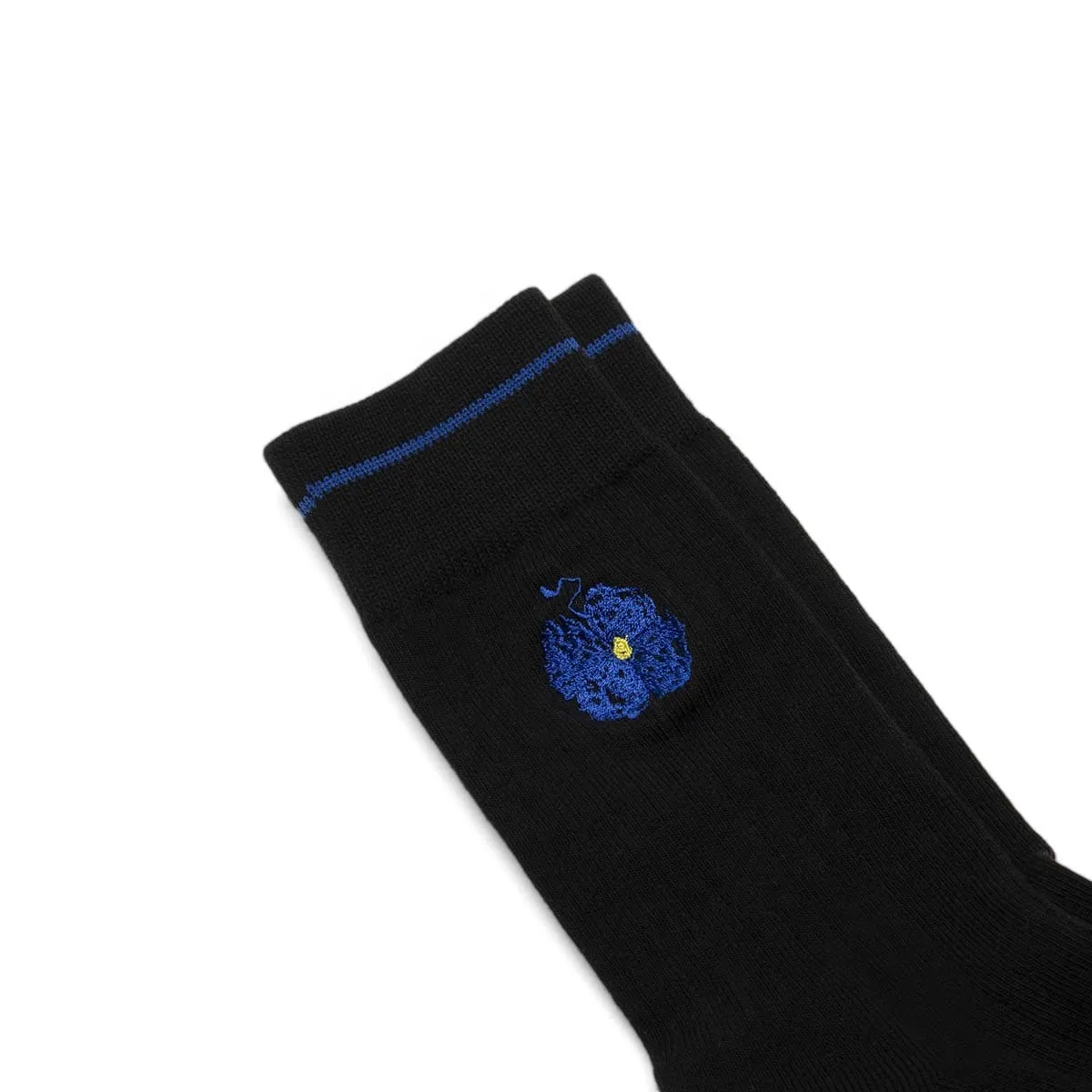 FLOWER EMBROIDERED DETAIL SOCKS