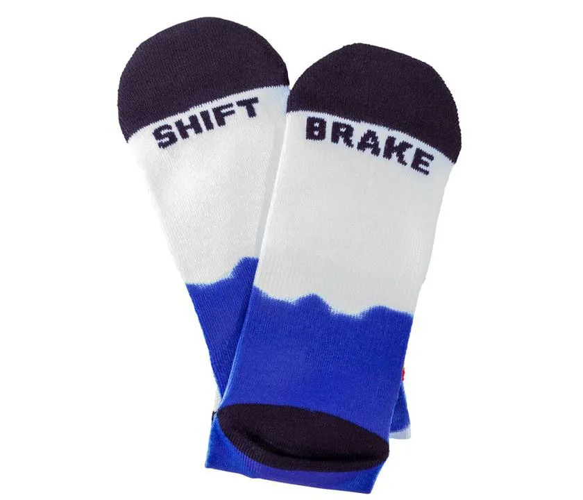 FMF Casual Socks King Of Racing White Blue