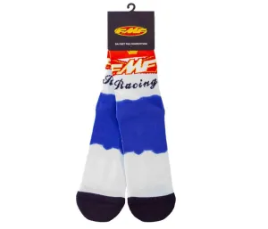 FMF Casual Socks King Of Racing White Blue