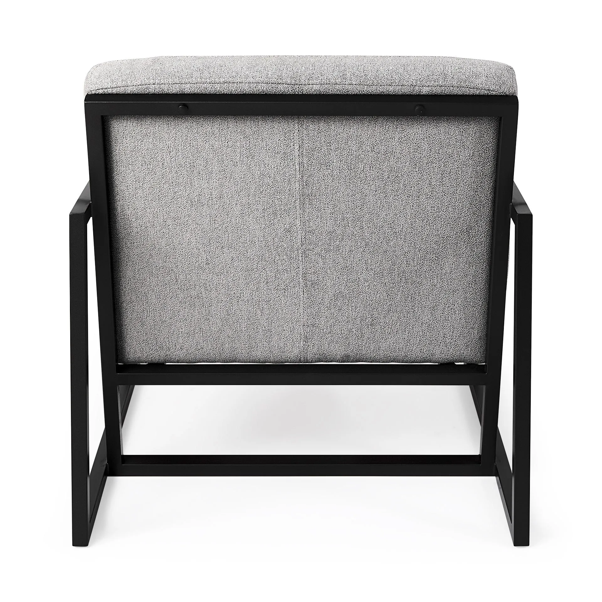 Geo Modern Gray and Black Accent or Side Chair By Homeroots