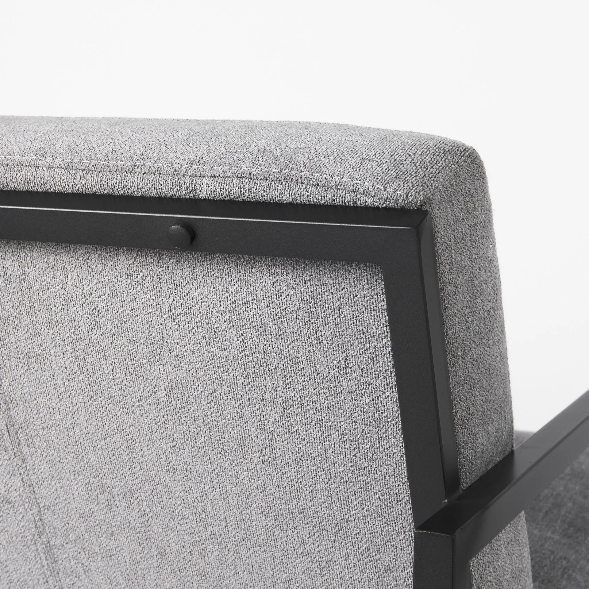Geo Modern Gray and Black Accent or Side Chair By Homeroots