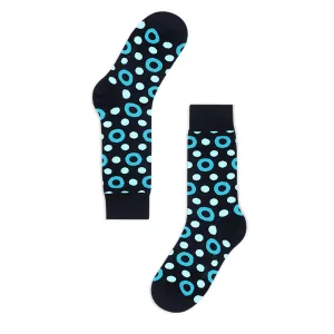 Golden Rabbit Unisex Crew Socks - Vary Navy - Small