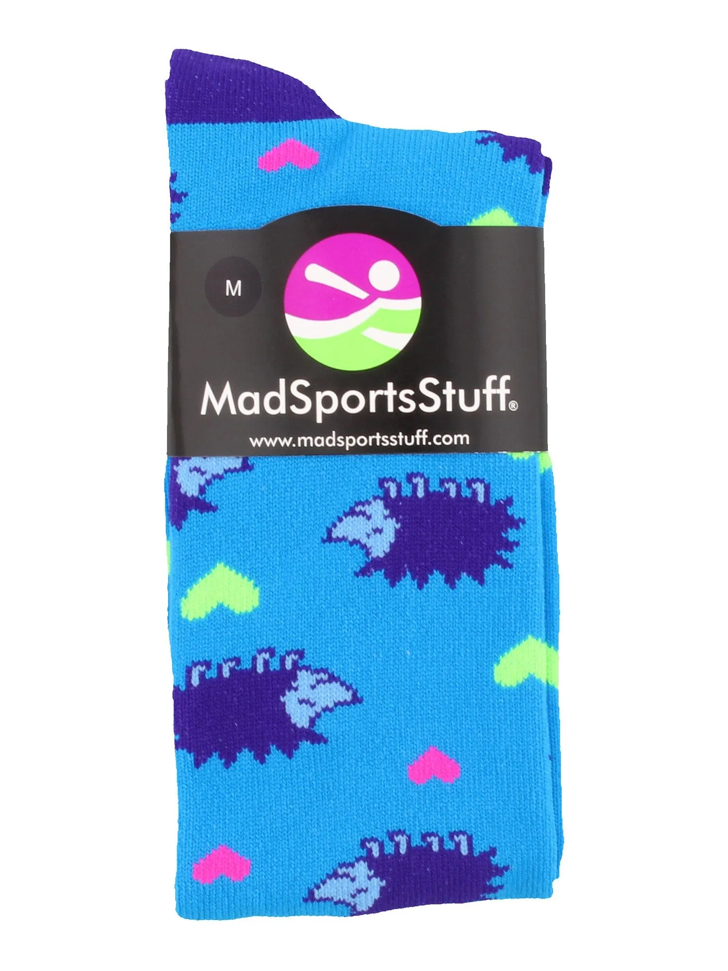 Hedgehog Love Over the Calf Athletic Socks