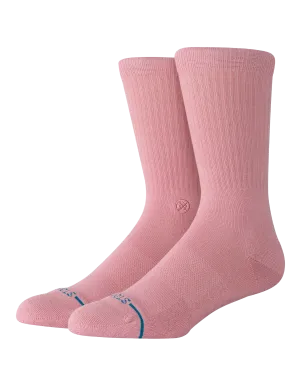 Icon Socks in Dusty Rose