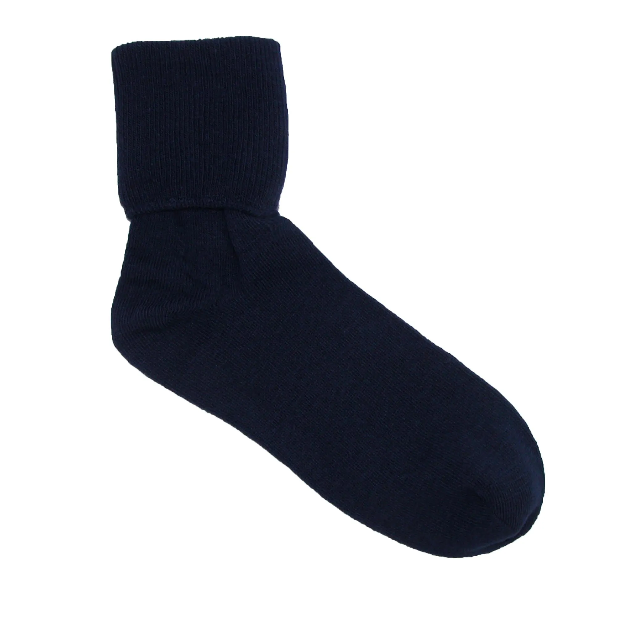 Jefferies Socks Women's Organic Cotton Turn Cuff Socks