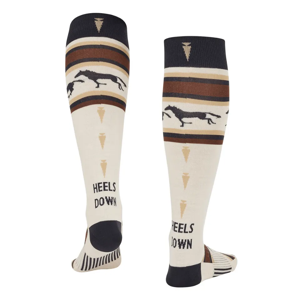 Kerrits Juniors Heels Down Wool Sock - Vanilla