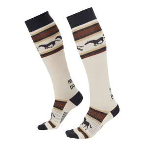 Kerrits Juniors Heels Down Wool Sock - Vanilla