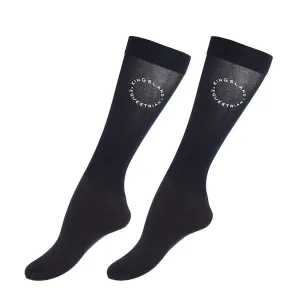 KL Ladies Show Socks Sylvia Wool Mix 2 Pack Navy