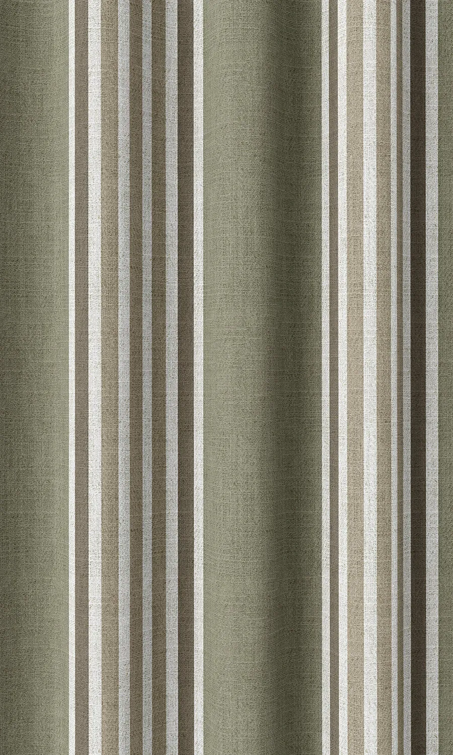 'Laotian Jade' Fabric Sample (Olive Green/ Browns)