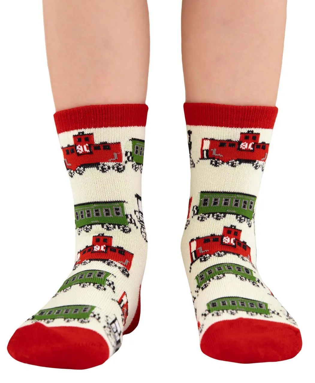 Large Train Kids Socks