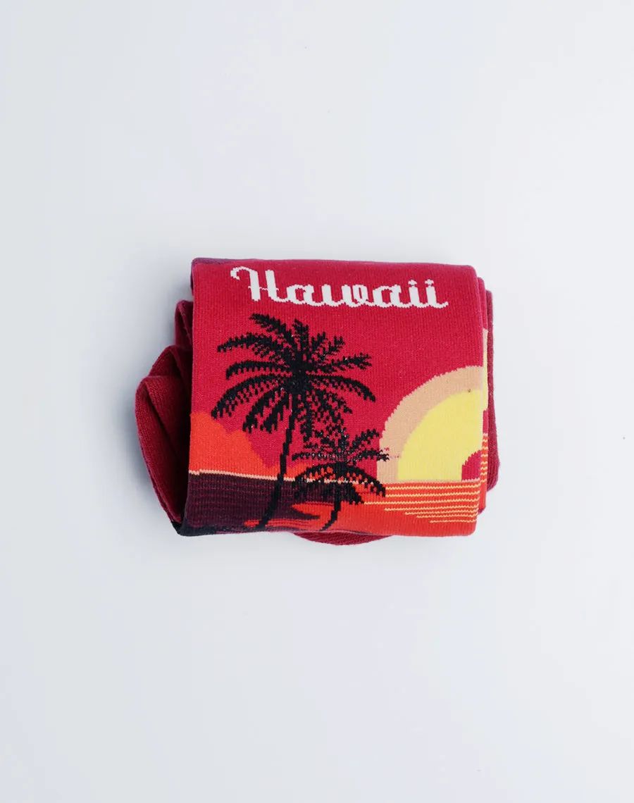 Men's Hawaii Sunset Crew Socks