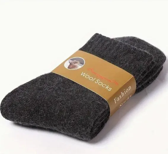 Men's Merino Wool Crew Socks - Perfect for Cold Days