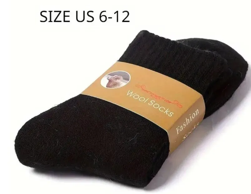 Men's Merino Wool Crew Socks - Perfect for Cold Days