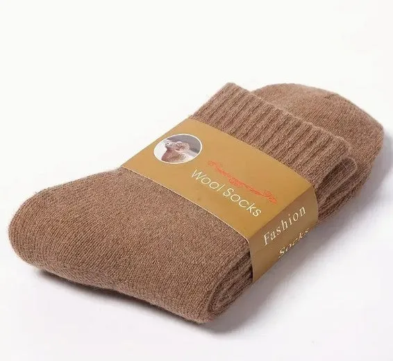 Men's Merino Wool Crew Socks - Perfect for Cold Days