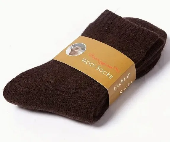 Men's Merino Wool Crew Socks - Perfect for Cold Days