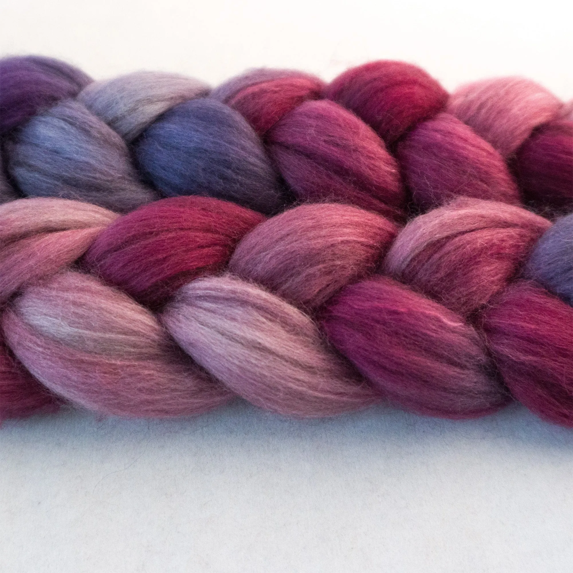 Merino Yak Silk Roving - Meteor Shower