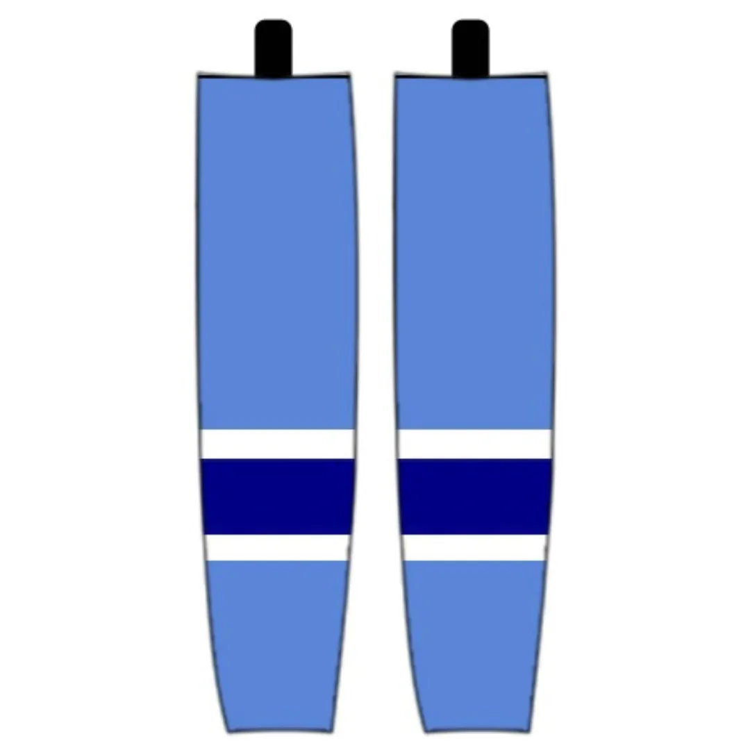 Modelline 2023 Montreal Canadiens Reverse Retro Powder Blue Sublimated Mesh Ice Hockey Socks