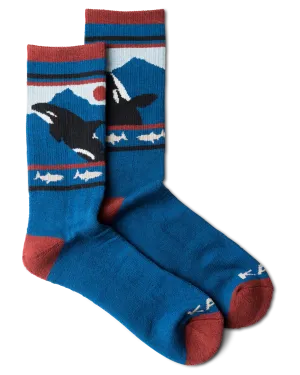 Moonwalk Socks in Orca